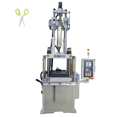 Máquina de moldeo por inyección vertical de una sola diapositiva de 85 toneladas para la fabricación de manijas de herramientas