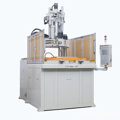 Máquina de moldeo por inyección de plástico rotativo vertical de 120 toneladas para fabricar piezas de automóviles