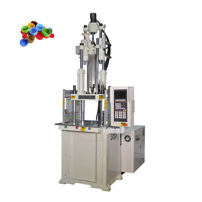 Máquina de moldeo por inyección vertical estándar de 55 toneladas para la fabricación de tapas