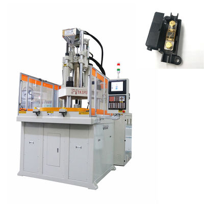 Máquina de moldeo por inyección de plástico vertical de mesa giratoria de 160T para soportes de fusibles