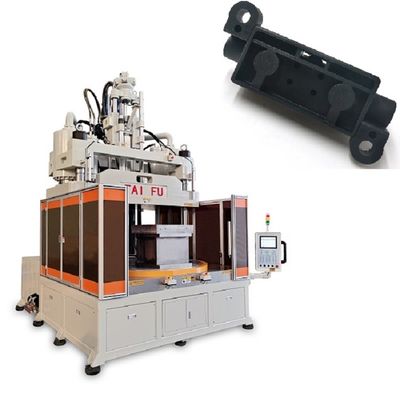 Máquina de moldeo por inyección vertical de 200 toneladas para fabricar portafuegos con tabla de trabajo baja