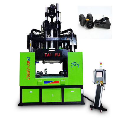 Máquina de moldeado por inyección vertical de 250 toneladas para hacer ruedas de equipaje