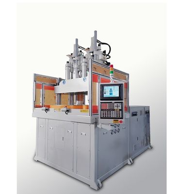 Máquina de moldeo por inyección vertical rotativa de doble color de 170 toneladas para la fabricación de moldes de perforación