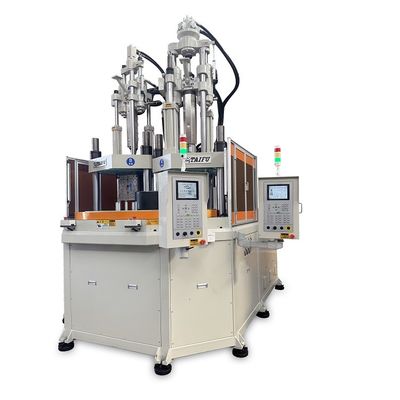 Máquina de moldeo por inyección vertical rotativa de doble color de 200 toneladas para la fabricación de moldes de perforación
