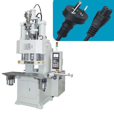 Máquina de fabricación de enchufes de energía 55T Máquina de moldeo por inyección vertical con tipo C