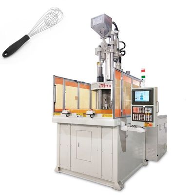 Máquina de moldeado por inyección de plástico rotativa vertical de 120 toneladas para hacer batidora de huevos