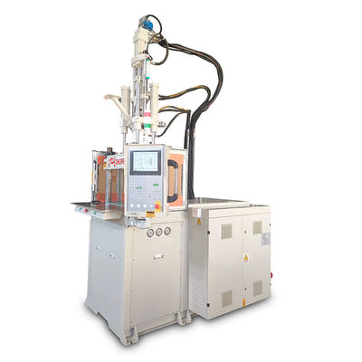 Máquina de moldeo por inyección vertical de alta velocidad de 55 toneladas para fabricar conectores