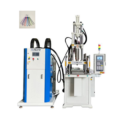 Máquina de moldeo por inyección vertical de silicona líquida de 55 toneladas para hacer cordones