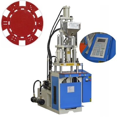 Maquina de moldeo por inyección vertical de 25 toneladas de buena calidad utilizada para fichas de póquer