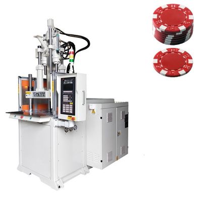 Máquina de moldeo por inyección vertical de 85 toneladas de buena calidad utilizada para fichas de póquer
