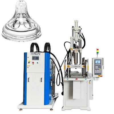 Máquina de moldeo por inyección vertical de alta precisión de silicona líquida para productos para bebés