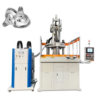 Máquina de fabricación de chupetes de silicona líquida para bebés 160T Máquina de moldeo por inyección vertical