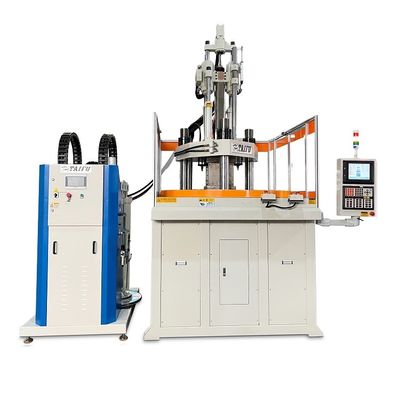 Máquina de fabricación de chupetes de silicona líquida para bebés 160T Máquina de moldeo por inyección vertical