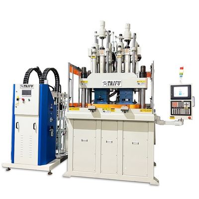 Máquina de moldeo por inyección vertical de silicona líquida de doble color para chupete para bebés