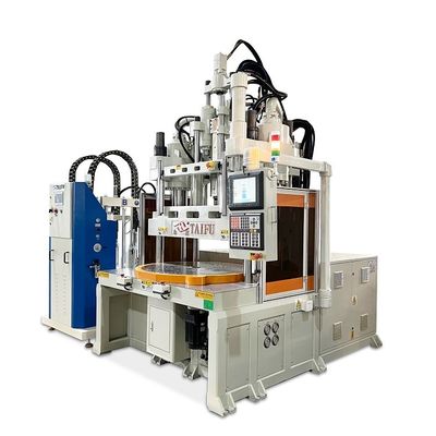 Máquina de moldeo por inyección vertical LSR rotativa de banco de trabajo bajo utilizada para chupetes para bebés