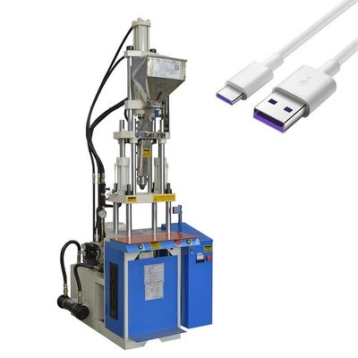 Máquina de fabricación de cable de carga USB de alta calidad Máquina de moldeo por inyección vertical