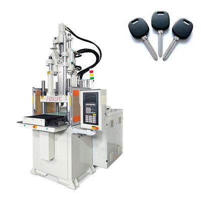 Máquina de moldeo por inyección vertical de 85 toneladas para la fabricación de llaves de plástico de una sola diapositiva