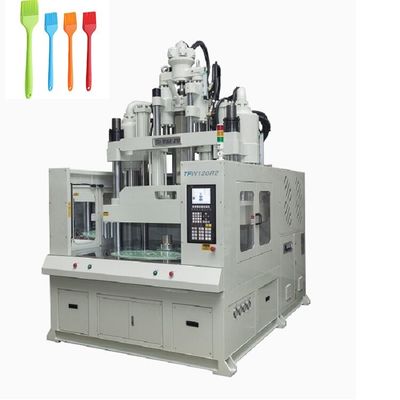 Máquina de moldeado por inyección vertical de mesa giratoria de 120 toneladas para hacer cepillo de aceite