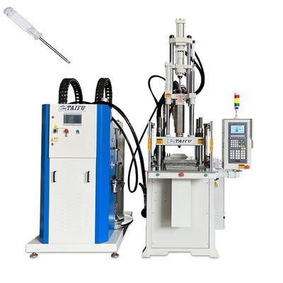 Máquina de moldeo por inyección vertical de silicona líquida de 55 toneladas para la fabricación de destornilladores