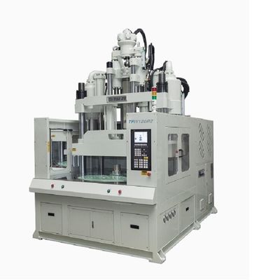 Máquina de moldeado por inyección vertical de 120 toneladas de tabla giratoria de banco de trabajo bajo para hacer ganchillo