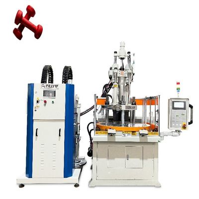Máquina de moldeo por inyección vertical de silicona líquida de 55 toneladas para hacer mancuernas