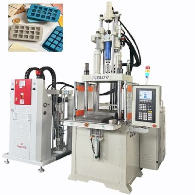 Máquina de moldeo por inyección vertical de doble deslizamiento de 85 toneladas para fabricar bandejas de hielo de silicona