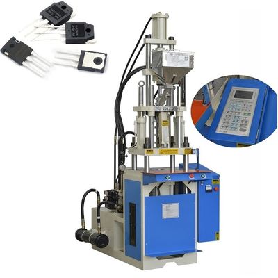 Máquina de moldeo por inyección de plástico vertical de alta eficiencia para fabricar integradores electrónicos