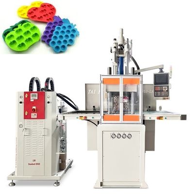 Máquina de moldeo por inyección LSR de doble deslizamiento vertical para hacer rejillas de hielo