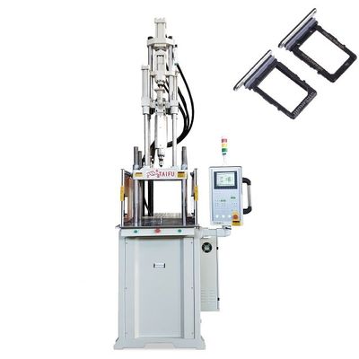 Máquina de moldeo por inyección vertical de 55 toneladas para ranuras de tarjetas de alta velocidad